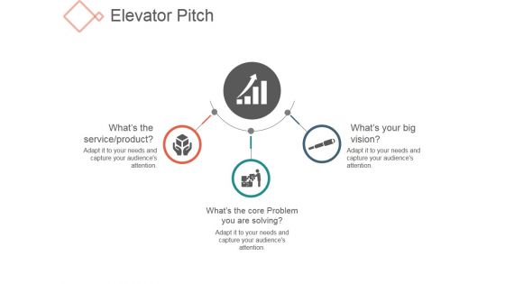 Elevator Pitch Template 2 Ppt PowerPoint Presentation Designs