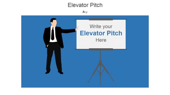 Elevator Pitch Template 3 Ppt PowerPoint Presentation Slide