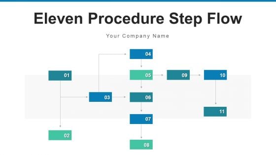 Eleven Procedure Step Flow Marketing Strategy Ppt PowerPoint Presentation Complete Deck