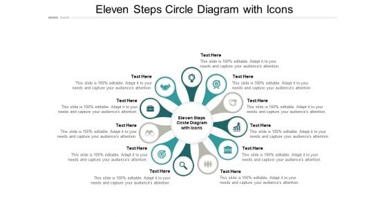 Eleven Steps Circle Diagram With Icons Ppt PowerPoint Presentation Layouts Background