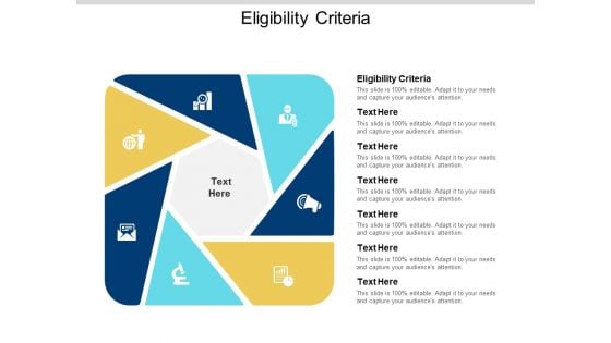 Eligibility Criteria Ppt PowerPoint Presentation Ideas Rules Cpb