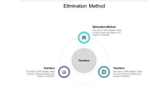 Elimination Method Ppt PowerPoint Presentation Infographics Information Cpb Pdf