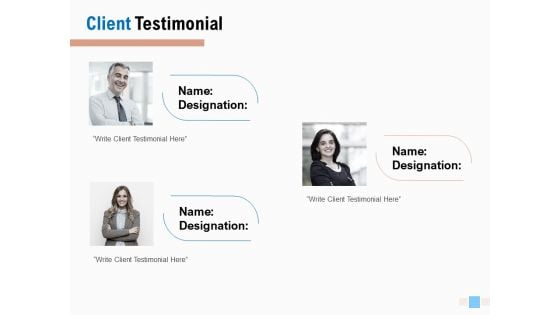 Email Advertising Proposal Client Testimonial Ppt Pictures Graphics Design PDF