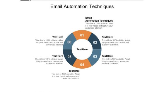 Email Automation Techniques Ppt PowerPoint Presentation Infographic Template Visual Aids Cpb Pdf