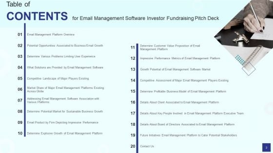 Email Management Software Investor Fundraising Pitch Deck Ppt PowerPoint Presentation Complete Deck With Slides