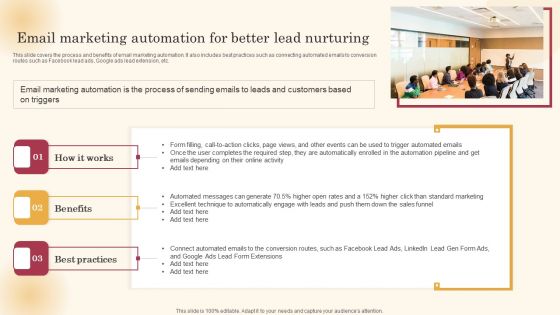 Email Marketing Automation For Better Lead Nurturing Improving Lead Generation Process Rules PDF