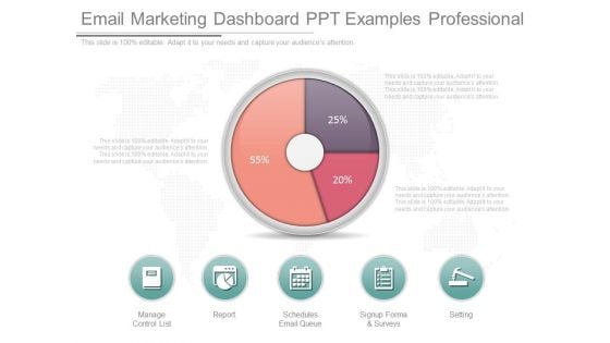 Email Marketing Dashboard Ppt Examples Professional