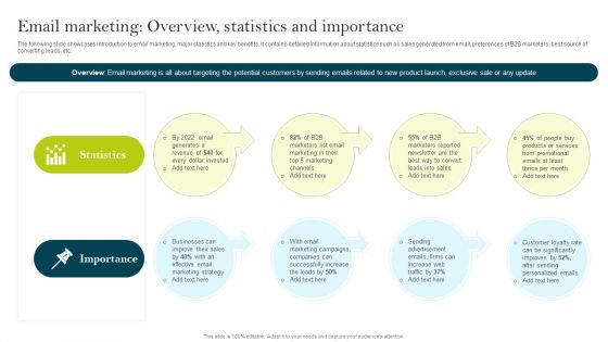 Email Marketing Overview Statistics And Importance Ppt PowerPoint Presentation File Outline PDF Email Marketing Overview Statistics And Importance Ppt PowerPoint Presentation File Outline PDF