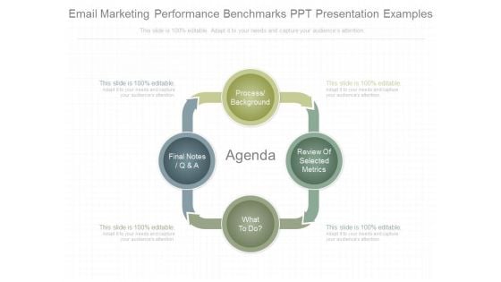 Email Marketing Performance Benchmarks Ppt Presentation Examples