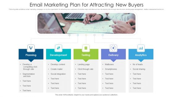 Email Marketing Plan For Attracting New Buyers Ppt PowerPoint Presentation File Slide Portrait PDF Email Marketing Plan For Attracting New Buyers Ppt PowerPoint Presentation File Slide Portrait PDF