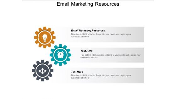 Email Marketing Resources Ppt PowerPoint Presentation File Aids Cpb