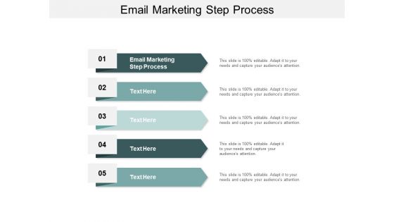 Email Marketing Step Process Ppt PowerPoint Presentation Styles Background Designs Cpb