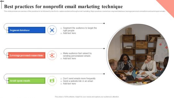 Email Marketing Strategies For Non Profit Organizations Best Practices For Nonprofit Email Portrait PDF