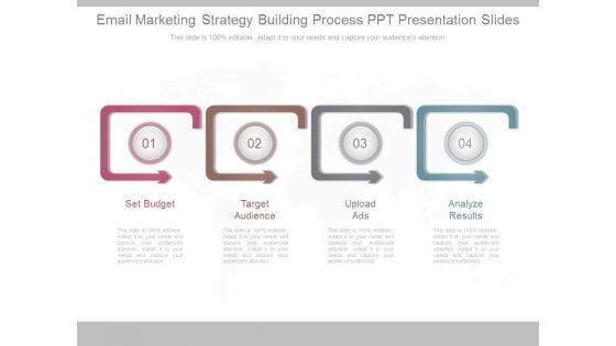 Email Marketing Strategy Building Process Ppt Presentation Slides