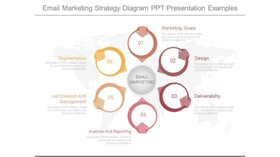 Email Marketing Strategy Diagram Ppt Presentation Examples