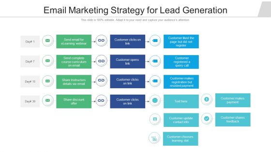 Email Marketing Strategy For Lead Generation Ppt Infographic Template Show PDF