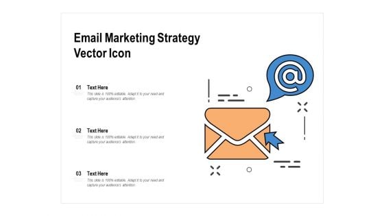 Email Marketing Strategy Vector Icon Ppt PowerPoint Presentation Influencers