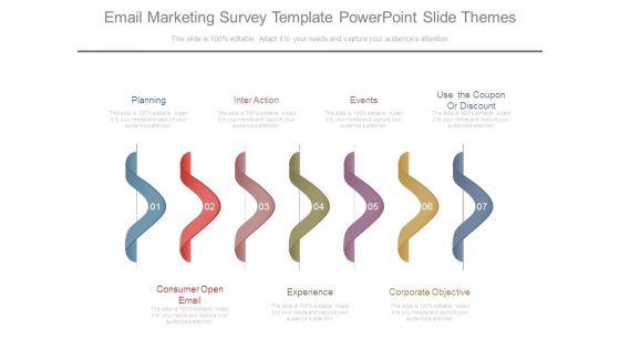 Email Marketing Survey Template Powerpoint Slide Themes