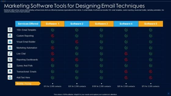 Email Marketing Techniques Ppt PowerPoint Presentation Complete Deck With Slides