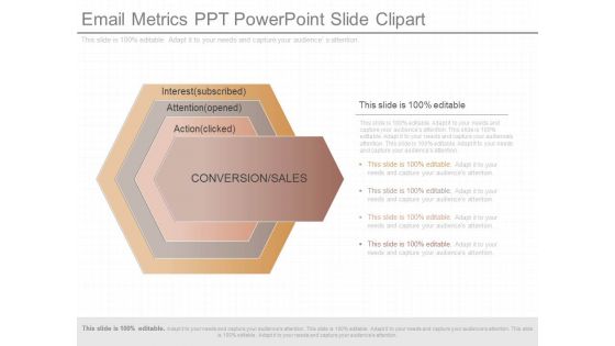 Email Metrics Ppt Powerpoint Slide Clipart