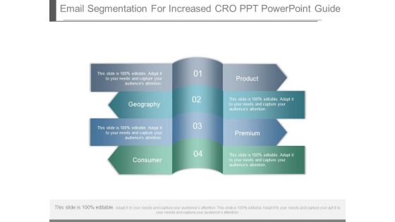 Email Segmentation For Increased Cro Ppt Powerpoint Guide