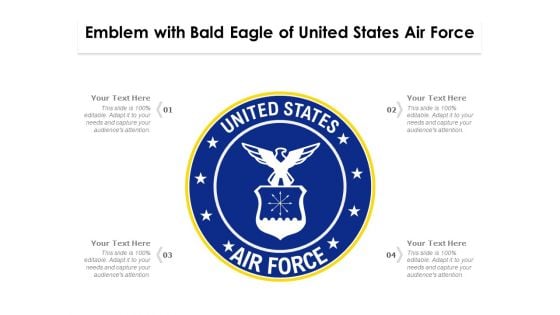 Emblem With Bald Eagle Of United States Air Force Ppt PowerPoint Presentation File Professional PDF Emblem With Bald Eagle Of United States Air Force Ppt PowerPoint Presentation File Professional PDF