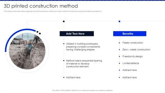 Embracing Construction Project Playbook 3D Printed Construction Method Graphics PDF