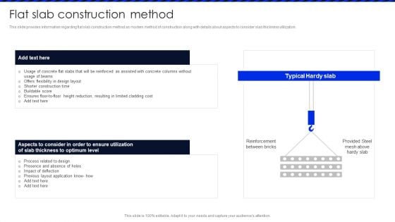 Embracing Construction Project Playbook Flat Slab Construction Method Introduction PDF