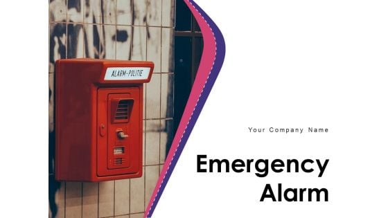 Emergency Alarm Fire Alarm Shopping Centre Button Icon Ppt PowerPoint Presentation Complete Deck