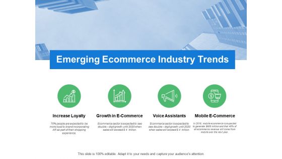 Emerging Ecommerce Industry Trends Mobile E Commerce Ppt PowerPoint Presentation Professional Inspiration