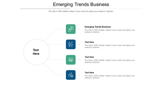 Emerging Trends Business Ppt PowerPoint Presentation Inspiration Slides Cpb