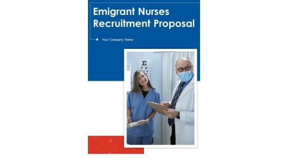 Emigrant Nurses Recruitment Proposal Example Document Report Doc Pdf Ppt
