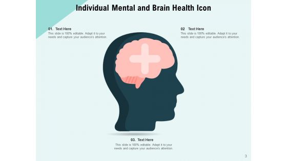 Emotional Health Icon Brain Health Individual Mental Ppt PowerPoint Presentation Complete Deck