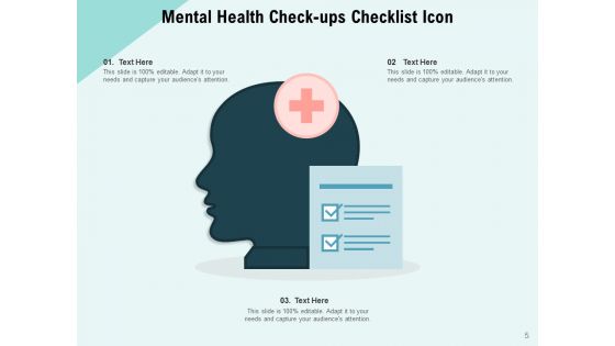 Emotional Health Icon Brain Health Individual Mental Ppt PowerPoint Presentation Complete Deck