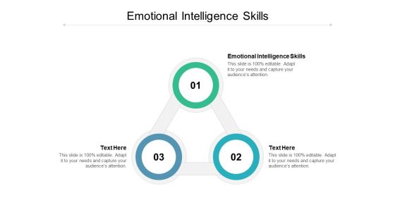 Emotional Intelligence Skills Ppt PowerPoint Presentation Styles Topics Cpb