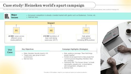 Emotional Marketing Strategy To Nurture Case Study Heineken Worlds Apart Campaign Demonstration PDF