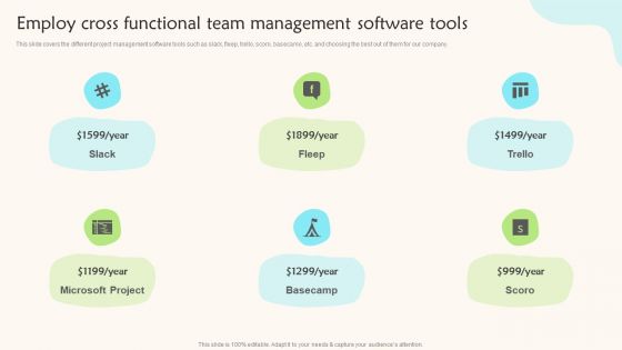 Employ Cross Functional Team Management Software Tools Teams Working Towards A Shared Objective Demonstration PDF Employ Cross Functional Team Management Software Tools Teams Working Towards A Shared Objective Demonstration PDF