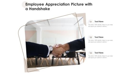 Employee Appreciation Picture With A Handshake Ppt PowerPoint Presentation File Show PDF