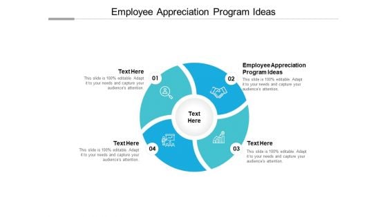 Employee Appreciation Program Ideas Ppt PowerPoint Presentation Infographics Clipart Cpb