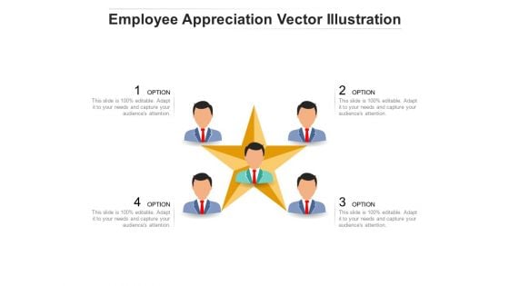 Employee Appreciation Vector Illustration Ppt PowerPoint Presentation File Mockup PDF