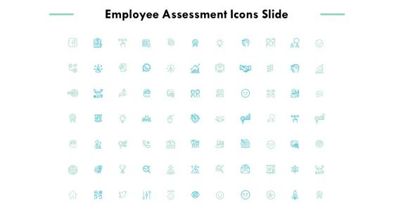 Employee Assessment Icons Slide Ppt PowerPoint Presentation Layouts Vector