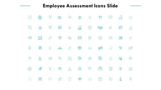 Employee Assessment Icons Slide Ppt PowerPoint Presentation Layouts Vector