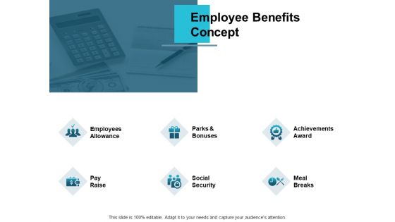 Employee Benefits Concept Employees Allowance Ppt PowerPoint Presentation Outline Clipart