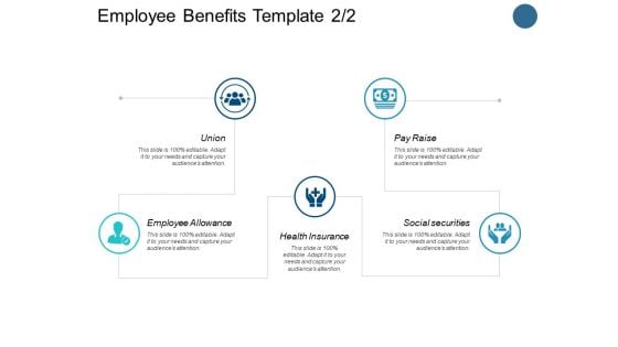 Employee Benefits Template Health Insurance Ppt PowerPoint Presentation Inspiration Diagrams