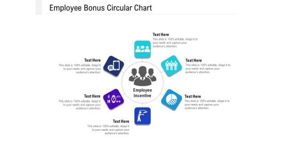 Employee Bonus Circular Chart Ppt PowerPoint Presentation Gallery Styles PDF