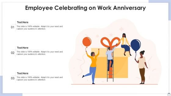 Employee Celebrating On Work Anniversary Clipart PDF