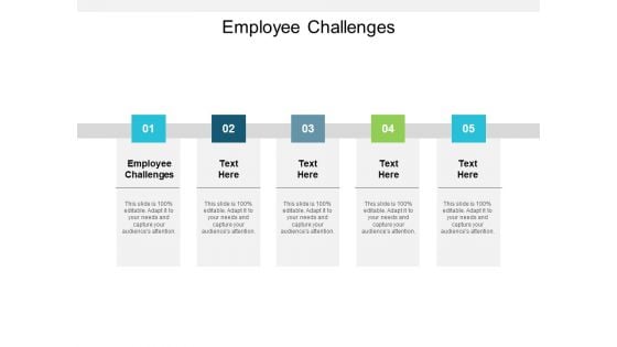 Employee Challenges Ppt PowerPoint Presentation Inspiration Rules