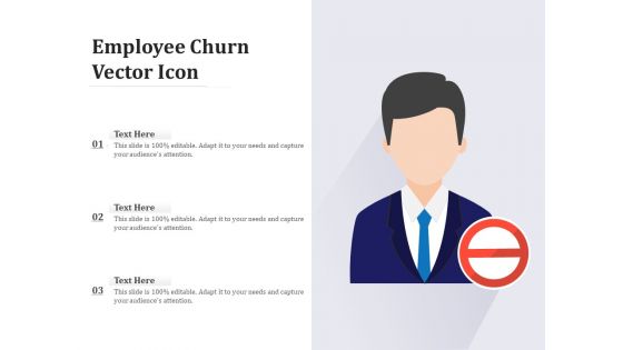 Employee Churn Vector Icon Ppt PowerPoint Presentation Model PDF