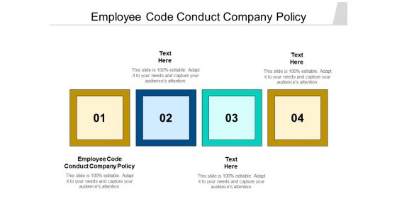 Employee Code Conduct Company Policy Ppt PowerPoint Presentation Styles Icon Cpb Pdf