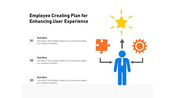 Employee Creating Plan For Enhancing User Experience Ppt PowerPoint Presentation Summary Icons PDF